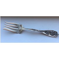 Vintage W.r Keystone 1908 Nelke Buffet/ Kalte Fleisch Serviergabel 8 1/4" von AmazingSilver21