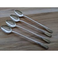 Vintage Wm Rogers 1938 Devonshire/Mary Lou Muddler/Bar/Iced Teaspoon 7 3/4", 8Er Set von AmazingSilver21