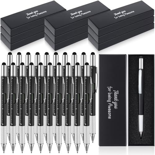 AmazingSpark 20 Sets Multi Tool Pen Geschenke für Weihnachten 6 in 1 Schraubendreher Multifunktion Stifte mit Boxen 6 in 1 Multitool Stifte Dankeschön Geschenke für Papa Ehemann Erwachsene Männer AmazingSpark 20 Sets Multi Tool Pen Geschenke für Weihnachten 6 in 1 Schraubendreher Multifunktion Stifte mit Boxen 6 in 1 Multitool Stifte Dankeschön Geschenke für Papa Ehemann Erwachsene Männer von AmazingSpark
