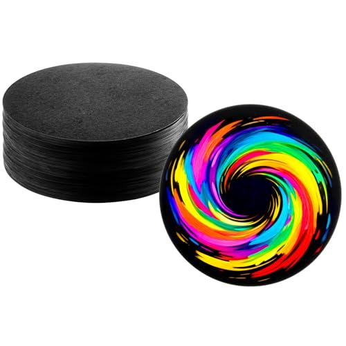 AmazingSpark 60 Stück 15 cm Durchmesser Spin Paint Nachfüllpackung, schwarz rotierende Kunst-Ergänzungskarten, rundes Zeichenpapier, geeignet für Bastelmaterialien für Erwachsene und Kinder AmazingSpark 60 Stück 15 cm Durchmesser Spin Paint Nachfüllpackung, schwarz rotierende Kunst-Ergänzungskarten, rundes Zeichenpapier, geeignet für Bastelmaterialien für Erwachsene und Kinder von AmazingSpark