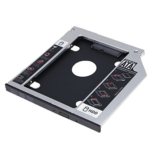 9,0 mm SATA auf SATA 2. SSD Gehäuse Festplattengehäuse Schacht CD-ROM Laufwerkgehäuse von Amazingdeal365
