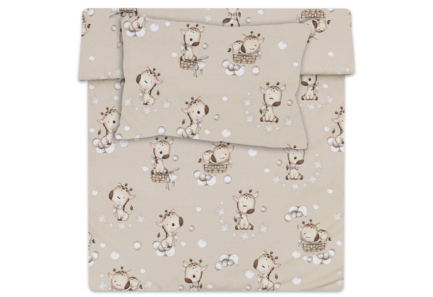 Amazinggirl Bettwäsche 2-tlg. Kinder-Bettwäsche-Set 100x135 cm, Baumwolle - Giraffenmotiv Amazinggirl Bettwäsche 2-tlg. Kinder-Bettwäsche-Set 100x135 cm, Baumwolle - Giraffenmotiv von Amazinggirl