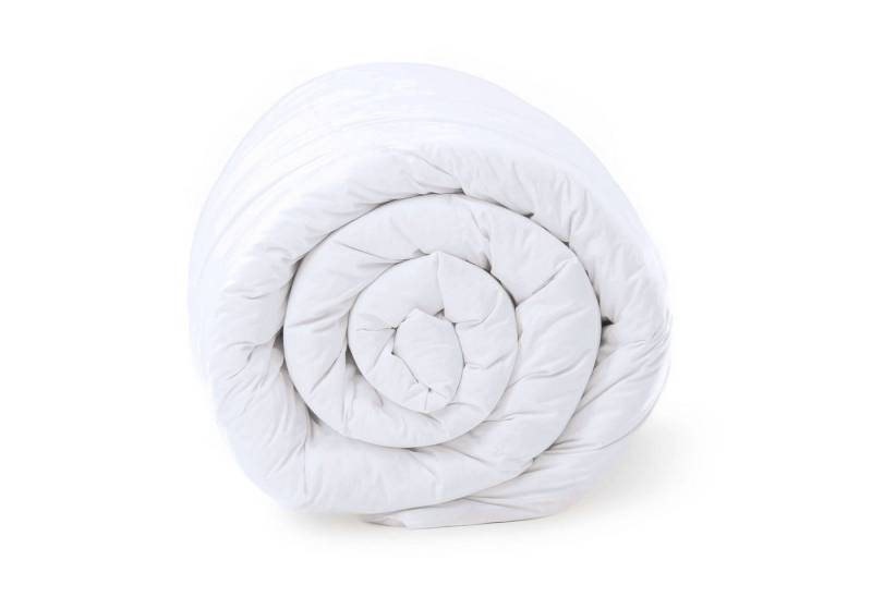 Amazinggirl Microfaserbettdecke Bettdecke Winterdecke 155 x 220 cm -Steppbettdecke warm Duvet weiß von Amazinggirl