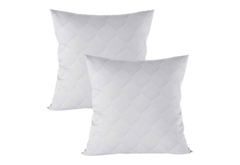 Amazinggirl Sofakissen Kopfkissen 2er Set 80 x 80 cm Steppkissen Mikrofaser - Kissen von Amazinggirl