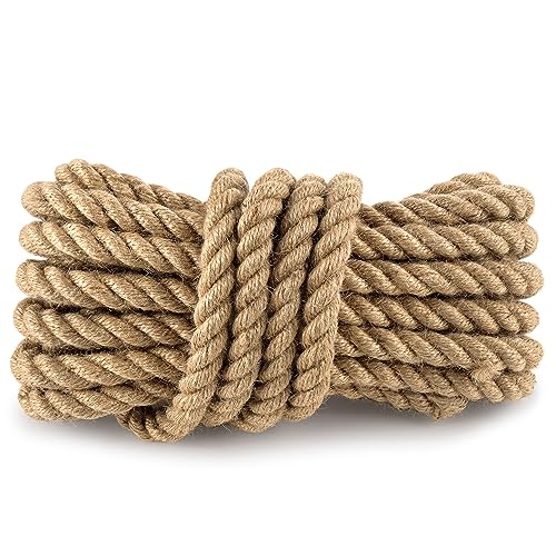 Juteschnur Kordel Schnur - Kordelband garn Paketschnur Hanfseil Rope Bindfaden Jutegarn Gartenschnur Stärke 20 mm 20 Meter von Amazinggirl