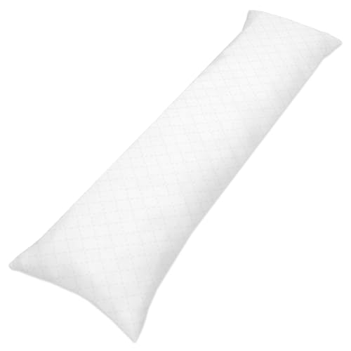 Totsy Baby Seitenschläferkissen 40x145 cm Schlafkissen - Body Pillow Seitenschlafkissen Komfortkissen Erwachsene Weiß von Totsy Baby