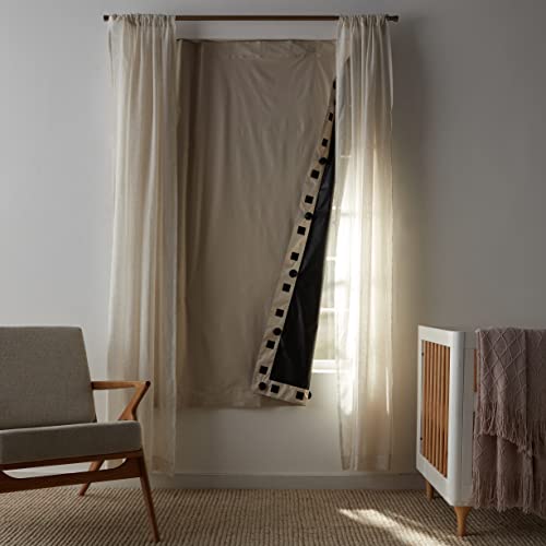 Amazon Basics Tragbarer Verdunkelungsvorhang für Fenster mit Saugnäpfen, 198 x 127 cm, 1 Stück, Beige Amazon Basics Tragbarer Verdunkelungsvorhang für Fenster mit Saugnäpfen, 198 x 127 cm, 1 Stück, Beige von Amazon Basics