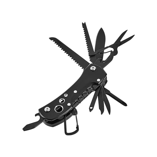 Amazon Basics 15-in-1-Multifunktions-Taschenmesser mit tasche, Schwarz Amazon Basics 15-in-1-Multifunktions-Taschenmesser mit tasche, Schwarz von Amazon Basics
