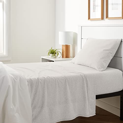 Amazon Basics 3 Stück Bettlaken-Set aus Jersey, für Doppelbetten Twin, Haferbeige, Einfarbig von Amazon Basics