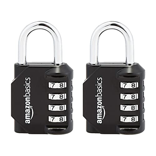 Amazon Basics AB-PL111 Vorhängeschloss, schwarz von Amazon Basics