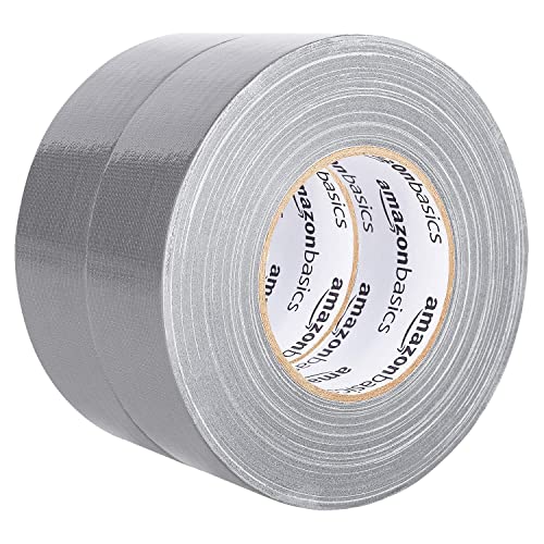Amazon Basics Paketband Rollen, 2 stück, 5.1 cm x 55 m, Silberfarben Amazon Basics Paketband Rollen, 2 stück, 5.1 cm x 55 m, Silberfarben von Amazon Basics