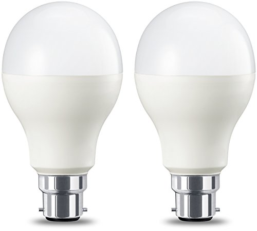 Amazon Basics B22 LED Lampe, 14W (ersetzt 100W), warmweiß, 2er-Pack von Amazon Basics