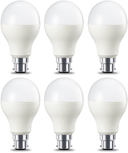 Amazon Basics B22 LED Lampe, 14W (ersetzt 100W), warmweiß, 6er-Pack von Amazon Basics