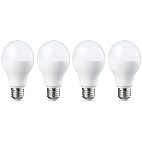Amazon Basics E27 LED Lampe, 10.5W (ersetzt 75W), weiß, dimmbar, 2 Stück (2er Pack) von Amazon Basics