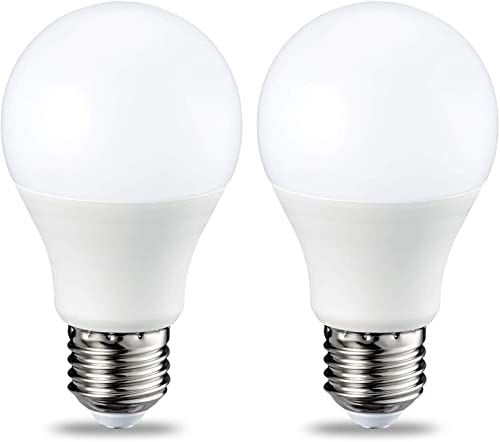 Amazon Basics E27 LED Lampe, 9W (ersetzt 60W), warmweiß, dimmbar - 2er-Pack von Amazon Basics