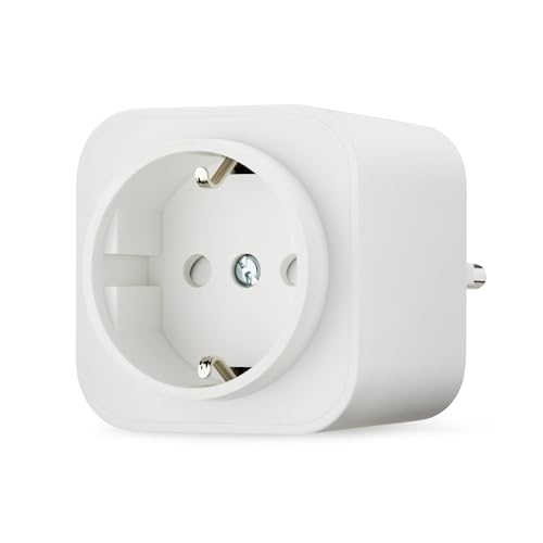 Amazon Basics Smart WLAN-Steckdose 2.4 GHz Wi-Fi für EU-Steckdose, für den Innenbereich, nur kompatibel mit Alexa, Weiß, 1 Stück von Amazon Basics