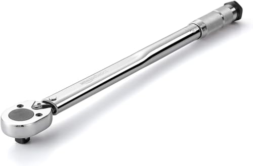 Amazon Basics Einrastender, robuster 1/2 Zoll -Drehmomentschlüssel, 33.9-338.9 Nm, 25-250 ft.-lb Amazon Basics Einrastender, robuster 1/2 Zoll -Drehmomentschlüssel, 33.9-338.9 Nm, 25-250 ft.-lb von Amazon Basics