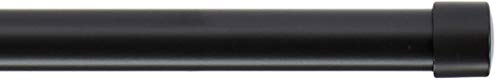 Amazon Basics Gardinenstange - 36 - 72", schwarz von Amazon Basics