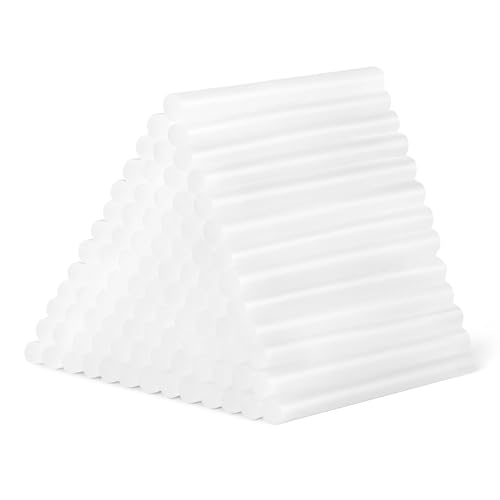 Amazon Basics Heißklebestifte, Mini-Größe (10,2 x 0,7 cm), 100er-Pack, Transparent von Amazon Basics