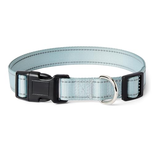 Amazon Basics Hundehalsband, Polyester, Größe XL, Cyanblau von Amazon Basics