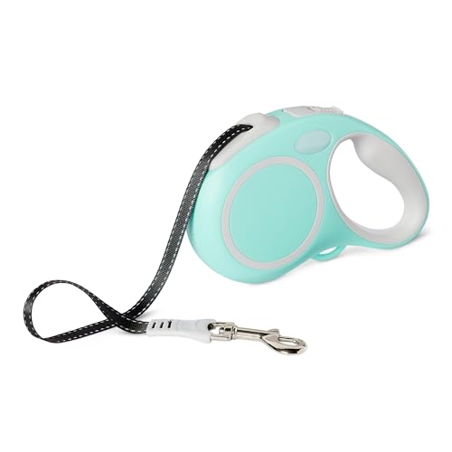 Amazon Basics Hundeleine, einziehbar, Größe M, Blau von Amazon Basics