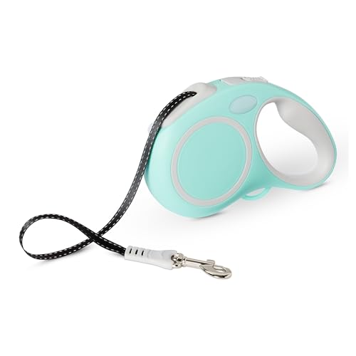 Amazon Basics Hundeleine, einziehbar, Größe S, Blau von Amazon Basics