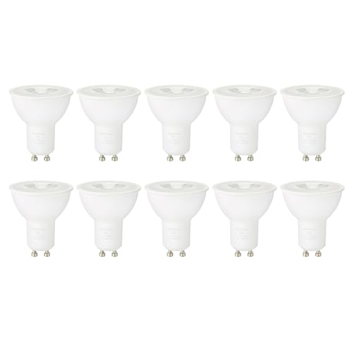 Amazon Basics LED-Strahler GU10, 3 W (entspricht 35 W), Warmweiß, Nicht Dimmbar (10 Stück) von Amazon Basics