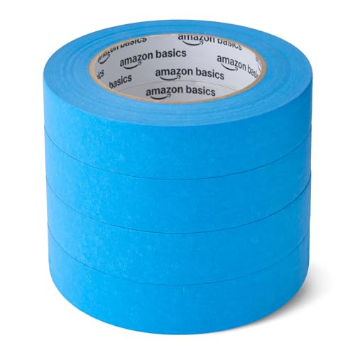 Amazon Basics Malerband, 2.3 cm x 55 m, 4er-Pack Rollen, Blau Amazon Basics Malerband, 2.3 cm x 55 m, 4er-Pack Rollen, Blau von Amazon Basics