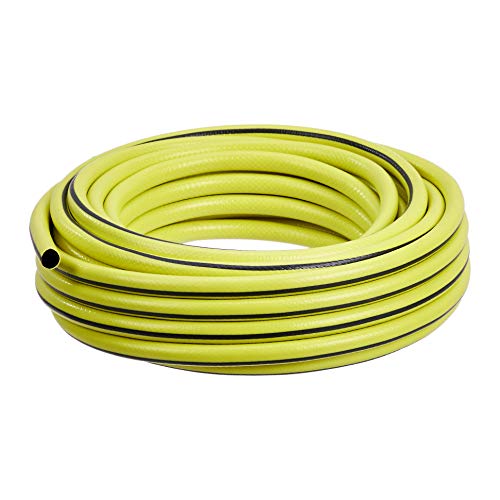 Amazon Basics – Mittelschwerer Wasserschlauch, 1/2 zoll (12,7 mm), 20 m, aus Polyvinylchlorid (PVC), Gelb von Amazon Basics