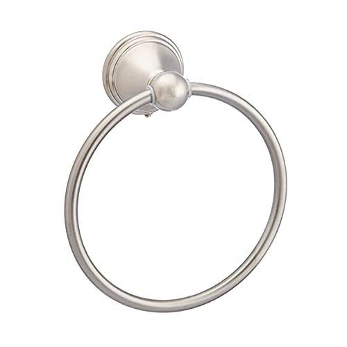 Amazon Basics - Moderner Handtuchring, Satinierter Nickel Amazon Basics - Moderner Handtuchring, Satinierter Nickel von Amazon Basics