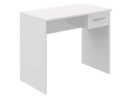 Amazon Basics Moderner Home-Office-Schreibtisch, Computertisch mit 1 Schublade, einfacher Aufbau, 50 x 90 x 73 cm, weiß Amazon Basics Moderner Home-Office-Schreibtisch, Computertisch mit 1 Schublade, einfacher Aufbau, 50 x 90 x 73 cm, weiß von Amazon Basics