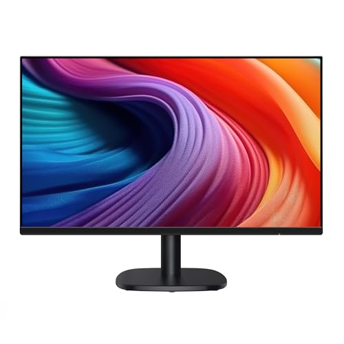 Amazon Basics Monitor 24 Zoll (61 cm), FHD 1080p, max. 100 Hz, VESA-kompatibel, integrierte Lautsprecher, Schwarz von Amazon Basics