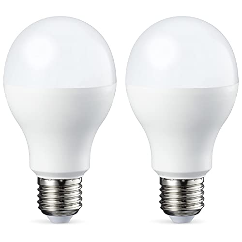 Amazon Basics Professional LED-Leuchtmittel, Edison-Schraubgewinde (E27), 8.5 W entspricht 60-Watt-Birne, weiß, nicht dimmbar, 6 Stück (1er Pack) von Amazon Basics