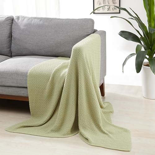 Amazon Basics Raumdekor-Überwurfdecke Kuscheldecke, 127 x 152 cm, Salbeigrün von Amazon Basics