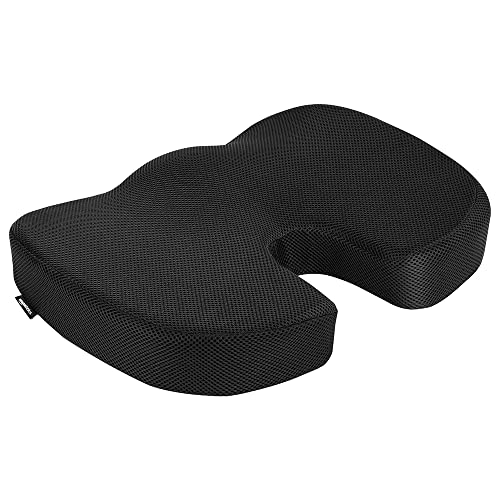 Amazon Basics Rechteckig Memoryschaum-Sitzkissen für Bürostühle, Schwarz, 45 X 35.8 X 7.1 cm Amazon Basics Rechteckig Memoryschaum-Sitzkissen für Bürostühle, Schwarz, 45 X 35.8 X 7.1 cm von Amazon Basics