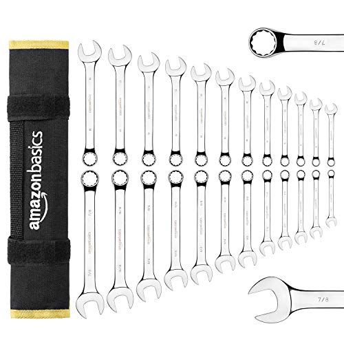 Amazon Basics Ringmaulschlüssel-Set, 24 Stück, 1-er Packung von Amazon Basics