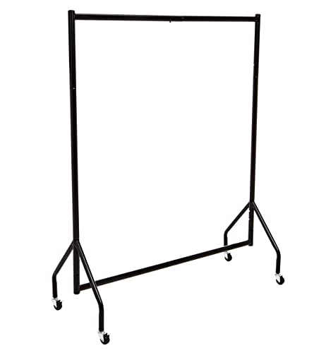 Amazon Basics Robuster Kleiderständer, 1,21 x 1,52 m, Schwarz von Amazon Basics