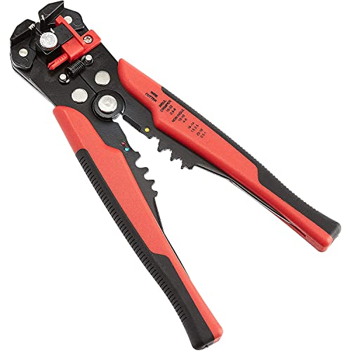 Amazon Basics Selbstjustierende Abisolierzange, Schwarz/Rot Amazon Basics Selbstjustierende Abisolierzange, Schwarz/Rot von Amazon Basics