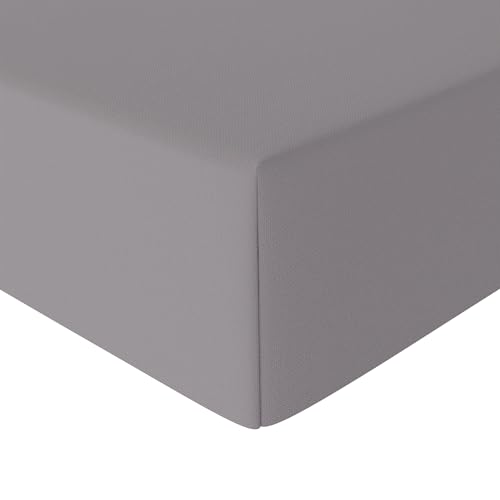 Amazon Basics Spannbettlaken, 90 x 200 x 30 cm, Mikrofaser, Spannbetttuch - Matratzenhöhe bis 30 cm, Dunkelgrau Amazon Basics Spannbettlaken, 90 x 200 x 30 cm, Mikrofaser, Spannbetttuch - Matratzenhöhe bis 30 cm, Dunkelgrau von Amazon Basics