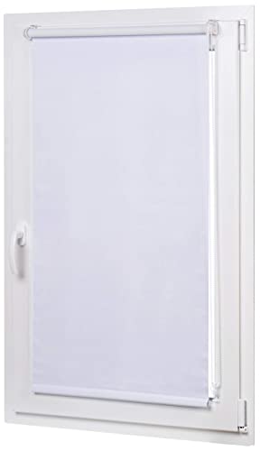 Amazon Basics - Verdunkelungsrollo mit farbiger Beschichtung, 76 x 150 cm, Weiß von Amazon Basics