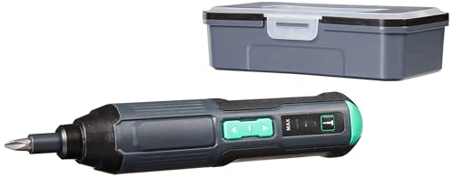 Amazon Basics by SKIL Akku-Schraubendreher, wiederaufladbar, 3,6 V (4V max) mit 34-teiligem Bit-Set und USB-Kabel (Früher Denali) von Amazon Basics