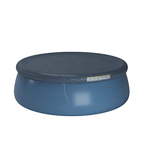 Amazon Basics einfache, runde Poolabdeckung, 3,66 m (12 ft), 366 x 366 cm, Blau von Amazon Basics