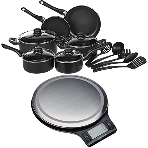 Amazon Basics Digital Kitchen Scale and Cookware Sets Amazon Basics Digital Kitchen Scale and Cookware Sets von Amazon Basics