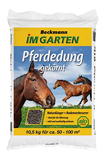 Beckmann Pferdedung gekörnt, 10,5 kg von Dominik Blumen und Pflanzen