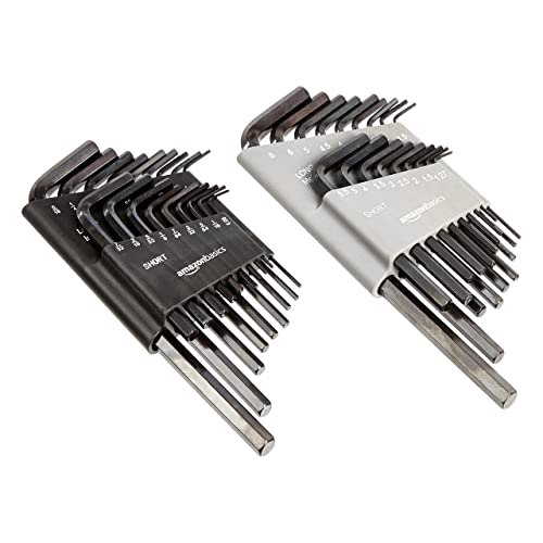 Amazon Basics Innensechskant-Schlüssel-Set, 36-teilig, Zoll/SAE und metrisch Amazon Basics Innensechskant-Schlüssel-Set, 36-teilig, Zoll/SAE und metrisch von Amazon Basics