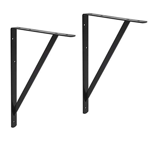Amazon Basics AB5502 Regalwinkel, 50,8 x 33 cm, Schwarz, 10er-Pack von Amazon Basics