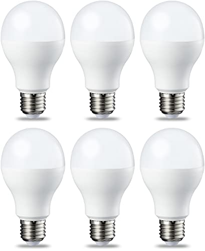 Amazon Basics E27 LED Lampe, 14W (ersetzt 100W), warmweiß, dimmbar - 6er-Pack von Amazon Basics