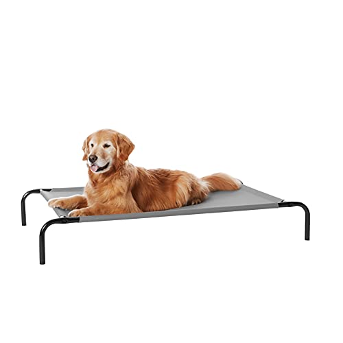 Amazon Basics Kühlendes erhöhtes Hund Haustierbett, Grau, Größe L, L 130 x B 80 x H 19 cm Amazon Basics Kühlendes erhöhtes Hund Haustierbett, Grau, Größe L, L 130 x B 80 x H 19 cm von Amazon Basics
