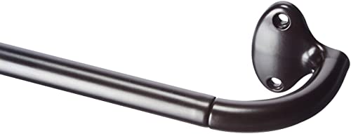 Amazon Basics - Gardinenstange für Verdunkelungsvorhänge - 224 bis 305 cm, Bronze von Amazon Basics