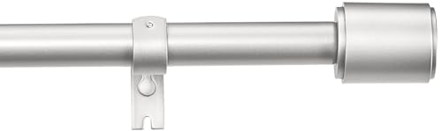 Amazon Basics Ausziehbare Gardinenstange mit Kappen-Endstücken, 91 bis 183 cm, Nickel Amazon Basics Ausziehbare Gardinenstange mit Kappen-Endstücken, 91 bis 183 cm, Nickel von Amazon Basics
